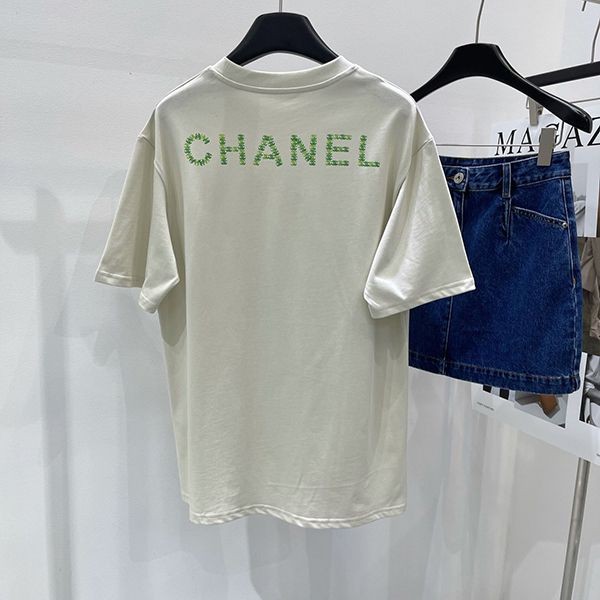 絶対欲しい！可愛い♡シャネル CC コットン Tシャツ パロディ sht06524